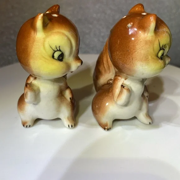 1950’s Vintage set of Little Squirrels Salt and Pepper Shakers